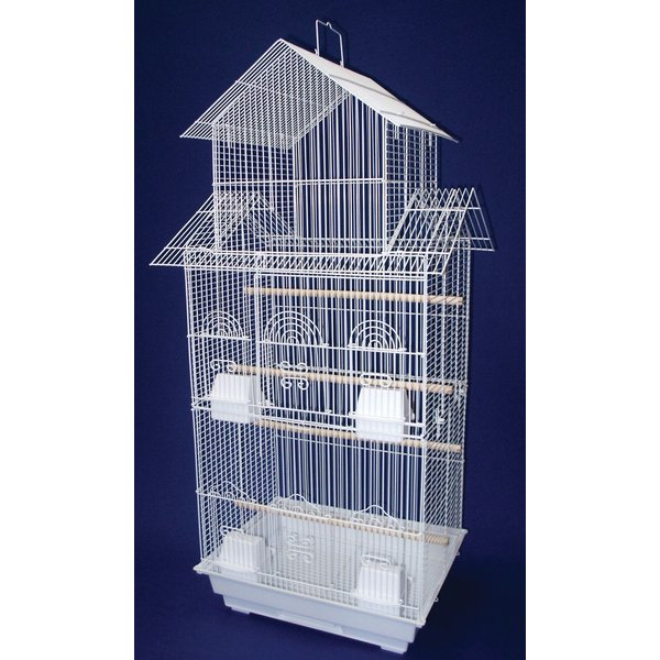 YML Pagoda Top Small Bird Cage, 18 x 14 x 28.75-in, Medium