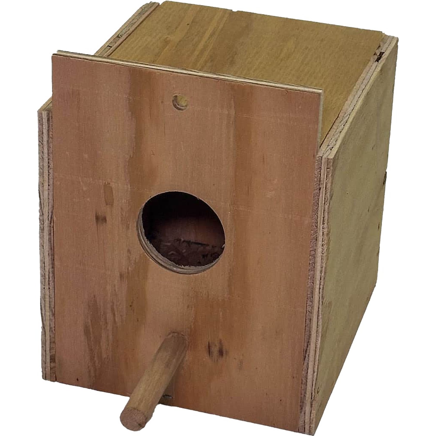 YML Wooden Bird Nest Box, Brown, Medium
