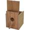 Show in main carousel: YML Wooden Bird Nest Box, Brown, Medium slide 2 of 3