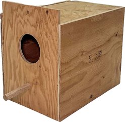 YML Wooden Bird Nest Box, Brown, X-Large slide 1 of 4
