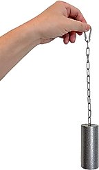 YML Wrought Iron Metal Bell Bird Exercise Toy, 4-in, Antique Silver