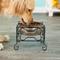 Show in main carousel: YML Wrought Iron Stand with Stainless Steel Dog Bowl, Large slide 3 of 7