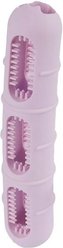 YOSIMFUR Sausage-Shaped Dog Chew Toy, Pink