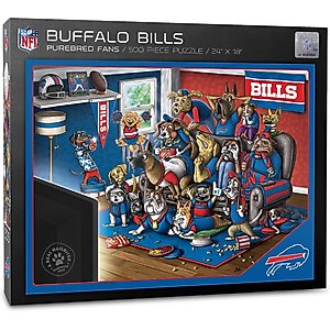 YouTheFan NFL Purebred Fans 500-Piece Puzzle, Buffalo Bills