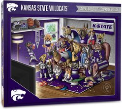 YouTheFan Purebred Fans-A Real Nailbiter 500-Piece Puzzle, Kansas State Wildcats slide 1 of 3