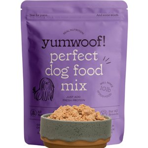 Yumwoof Natural Pet Food Perfect Dog Food Mix Non-GMO, Grain-Free Adult Dehydrated DIY Premix, 1.1-lb bag