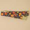 Show in main carousel: Zaley Designs Ditzy Floral Pumpkins Cotton Adjustable Dog Collar, Charcoal/Orange, Large: 15 to 25-in neck, 1-in wide slide 3 of 6
