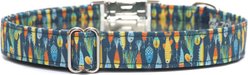 Zaley Designs Fishing Lures Cotton Adjustable Dog Collar, Navy Blue, X-Small: 8 to 12-in neck, 5/8-in wide slide 2 of 5