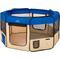 Show in main carousel: Zampa Pet Folding Soft-sided Dog & Cat Playpen, Blue, Large slide 2 of 7