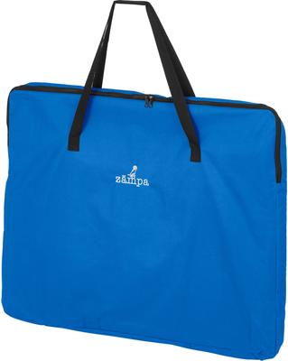 Show full view: Zampa Pet Folding Soft-sided Dog & Cat Playpen, Blue, Large slide 3 of 7