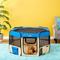 Show in main carousel: Zampa Pet Folding Soft-sided Dog & Cat Playpen, Blue, Medium slide 1 of 8