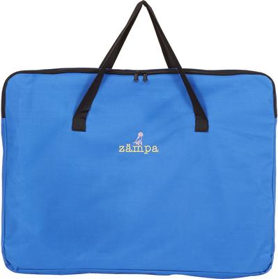 Show full view: Zampa Pet Folding Soft-sided Dog & Cat Playpen, Blue, Medium slide 6 of 8