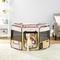 Show in main carousel: Zampa Pet Folding Soft-sided Dog & Cat Playpen, Pink, Medium slide 3 of 7