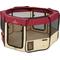 Show in main carousel: Zampa Pet Folding Soft-sided Dog & Cat Playpen, Red, Medium slide 2 of 9
