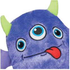 Zanies Rock Monster Squeaky Plush Dog Toy, Purple slide 2 of 3