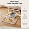 Show in main carousel: Zendova Clear Indoor Dog Playpen with Gate, Modular Puppy Pen, White, 8 Panels: 39.44 x 39.44 x 23.6-in slide 3 of 8