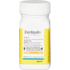 Zeniquin (marbofloxacin) Tablets for Dogs & Cats, 25-mg, 1 tablet