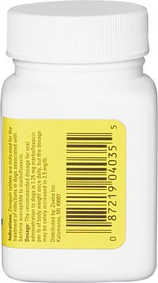 Show full view: Zeniquin (marbofloxacin) Tablets for Dogs & Cats, 50-mg, 1 tablet slide 3 of 10