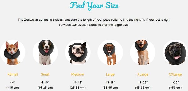Show full view: ZenPet ZenCollar Inflatable Recovery Dog & Cat Collar, Medium slide 7 of 9