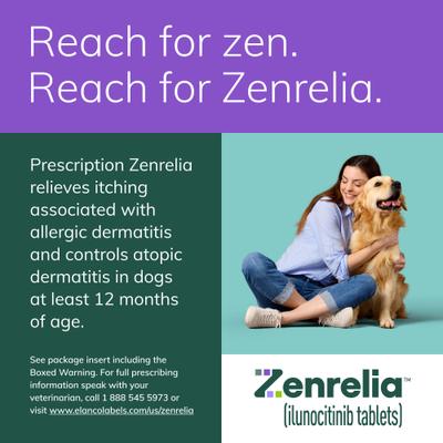 Show full view: Zenrelia (ilunocitinib tablets) for Dogs, 4.8-mg, 30 tablets slide 5 of 8