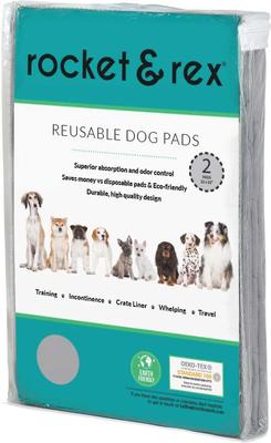 Show full view: Zero Odor Laundry Odor Eliminator + Rocket & Rex Washable Puppy Training Pads, Medium: 22 x 22-in, 2 count, Unscented slide 3 of 7