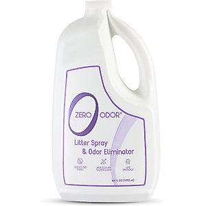 Zero Odor Litter Spray & Pet Odor Eliminator, 64-fl oz bottle
