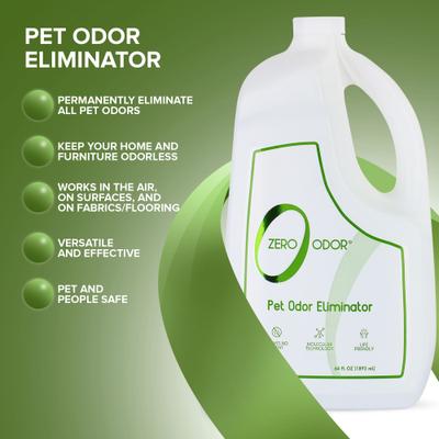 Show full view: Zero Odor Pet Odor Eliminator, 64-fl oz bottle slide 7 of 12