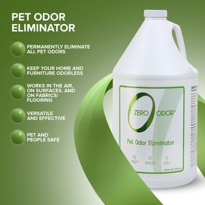 Zero Odor Pet Odor Eliminator Refill, 128-fl oz bottle