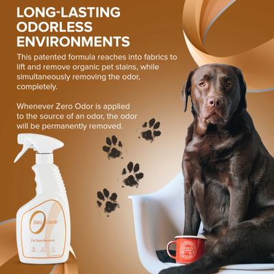 Show full view: Zero Odor Pet Stain Remover Spray, 16-fl oz bottle slide 8 of 10