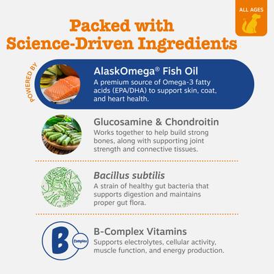 Show full view: Zesty Paws 8-in-1 Bites Chicken Flavored Soft Chews Multivitamin for Dogs, 90 count slide 6 of 12