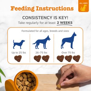 Zesty Paws 8-in-1 Bites Chicken Flavored Soft Chews Multivitamin for Dogs, 90 count