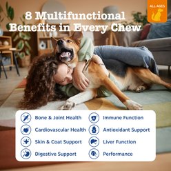 Zesty Paws 8-in-1 Bites Chicken Flavored Soft Chews Multivitamin for Dogs, 90 count slide 2 of 9