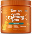 Zesty Paws Advanced Hemp Melatonin Calming Bites Turkey Flavored Soft Chews Composure Supplement for Dogs,...