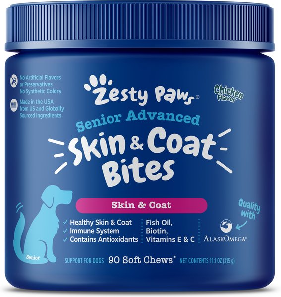 Multi Vitamin Dog Ate Hair Skin And Nail Vitamins Senior Dog