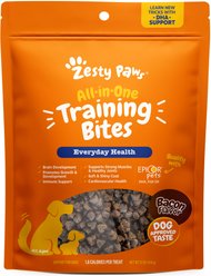Zesty Paws All-in-One Bacon Flavored Soft & Chewy Training Bites Multivitamin Dog Treats, 12-oz bag