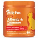 Zesty Paws Aller-Immune Bites Bacon Flavored Lysine Supplement for Cats, 60 count
