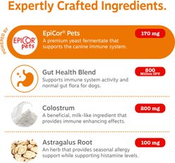 Zesty Paws Allergy & Immune Bites Lamb Flavored Soft Chews Allergies, Immune, & Gut Support Supplement for Dogs, 90 count slide 2 of 9