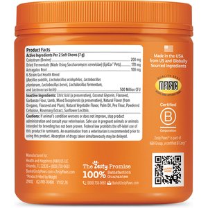 Zesty Paws Allergy & Immune Bites Lamb Flavored Soft Chews Allergies, Immune, & Gut Support Supplement for Dogs, 90 count