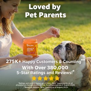 Zesty Paws Allergy & Immune Bites Lamb Flavored Soft Chews Allergies, Immune, & Gut Support Supplement for Dogs, 90 count