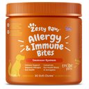 Zesty Paws Allergy & Immune Bites Lamb Flavored Soft Chews Allergies, Immune, & Gut Support Supplement for Dogs, 90 count