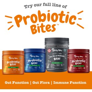 Zesty Paws Chew No Poo Chicken Flavored Soft Chews Coprophagia Stool Eating Deterrent Digestive Supplement for Dogs, 90 count