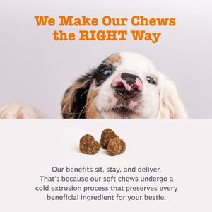 Zesty Paws Chew No Poo Chicken Flavored Soft Chews Coprophagia Stool Eating Deterrent Digestive Supplement for Dogs, 90 count
