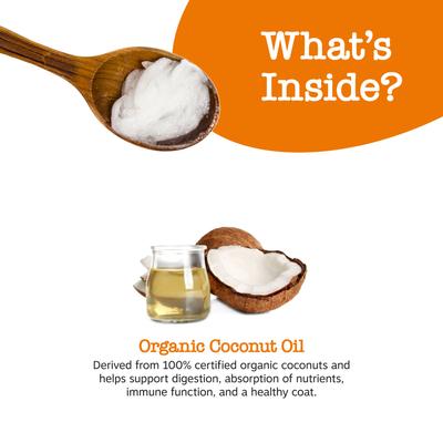 Show full view: Zesty Paws Coconut Oil Skin & Coat Digestive Liquid Topper Omega Supplement for Dogs, 16-oz jar slide 4 of 12