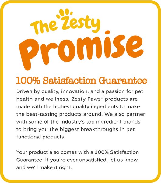 Show full view: Zesty Paws Hemp Elements Plus Calming Bites Roast Beef Flavored Soft Chews Broad Spectrum Hemp Extract Calming Health Supplement for Dogs, 45 count slide 5 of 6