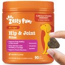Zesty Paws Hip & Joint Bites Bacon Flavored Soft Chews Glucosamine Mobility Supplement for Dogs, 90 count
