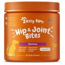 Zesty Paws Hip & Joint Bites Bacon Flavored Soft Chews Glucosamine Mobility Supplement for Dogs, 90 count