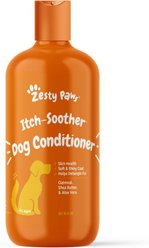 Zesty Paws Itch Soother Dog Conditioner with Oatmeal & Aloe Vera, for Skin Moisture & Shiny Coats, 16-fl oz bottle
