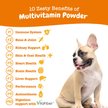 Show in main carousel: Zesty Paws Multivitamin Powder Salmon Flavored Digestion, Mobility & Immune Supplement for Dogs, 30 count slide 2 of 10
