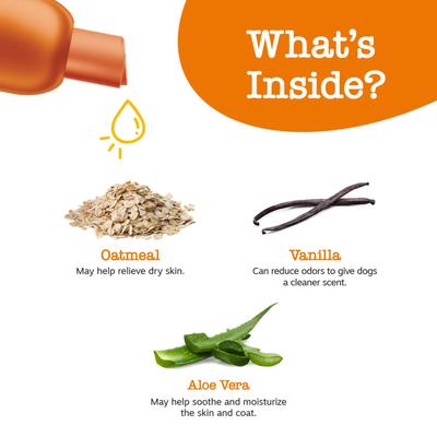 Show full view: Zesty Paws Oatmeal Anti-Itch Conditioner with Aloe Vera & Organic Shea Butter for Dogs, 16-oz bottle & Zesty Paws Aller-Immune Bites Lamb Flavor Immune System Soft Chews Dog Supplement slide 4 of 10