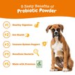 Show in main carousel: Zesty Paws Probiotic Powder Pumpkin Flavored Gut Flora & Digestive Aid Supplement for Dogs, 30 count slide 2 of 10
